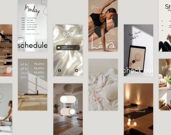Instagram Story Template Pilates / Yoga / Wellness