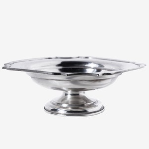 Vintage Silver Plated Pedestal Candy Bowl Dish Harrison Bros & Howson Made in England