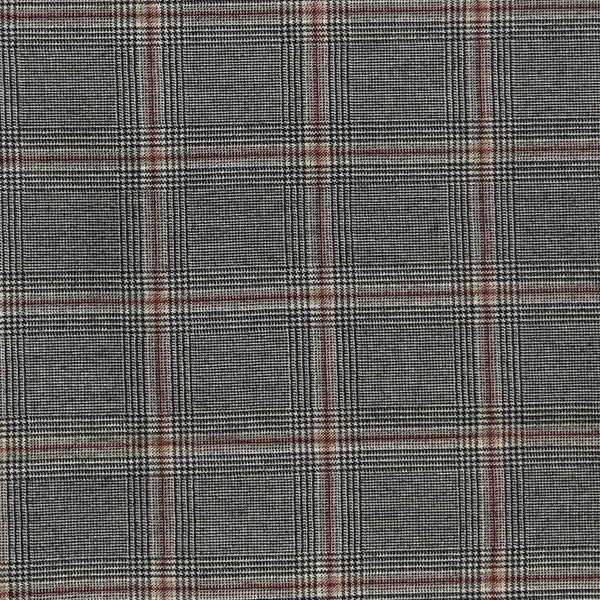 Vintage 100% Wool Plaid Tartan Fabric Suiting Material Houndstooth 63" Wide, 2 Yards Brown Black Tan Medium Weight Wool Fabric