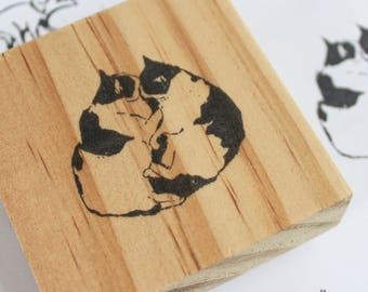 Cat Rubber Stamp | Personalized Cat Stamp | Cat Lover Gift