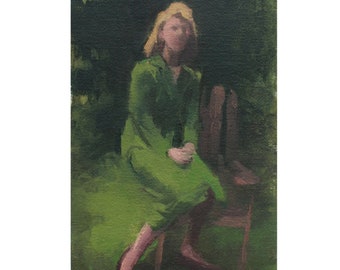 Sylvia Plath Painting, Sylvia Plath Print, Book Lover Gift, Literary Art Print by Michelle Farro