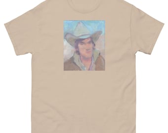 Townes Van Zandt Shirt, Townes Van Zandt Art, Portrait Art, Portrait Tshirt, Music Shirt