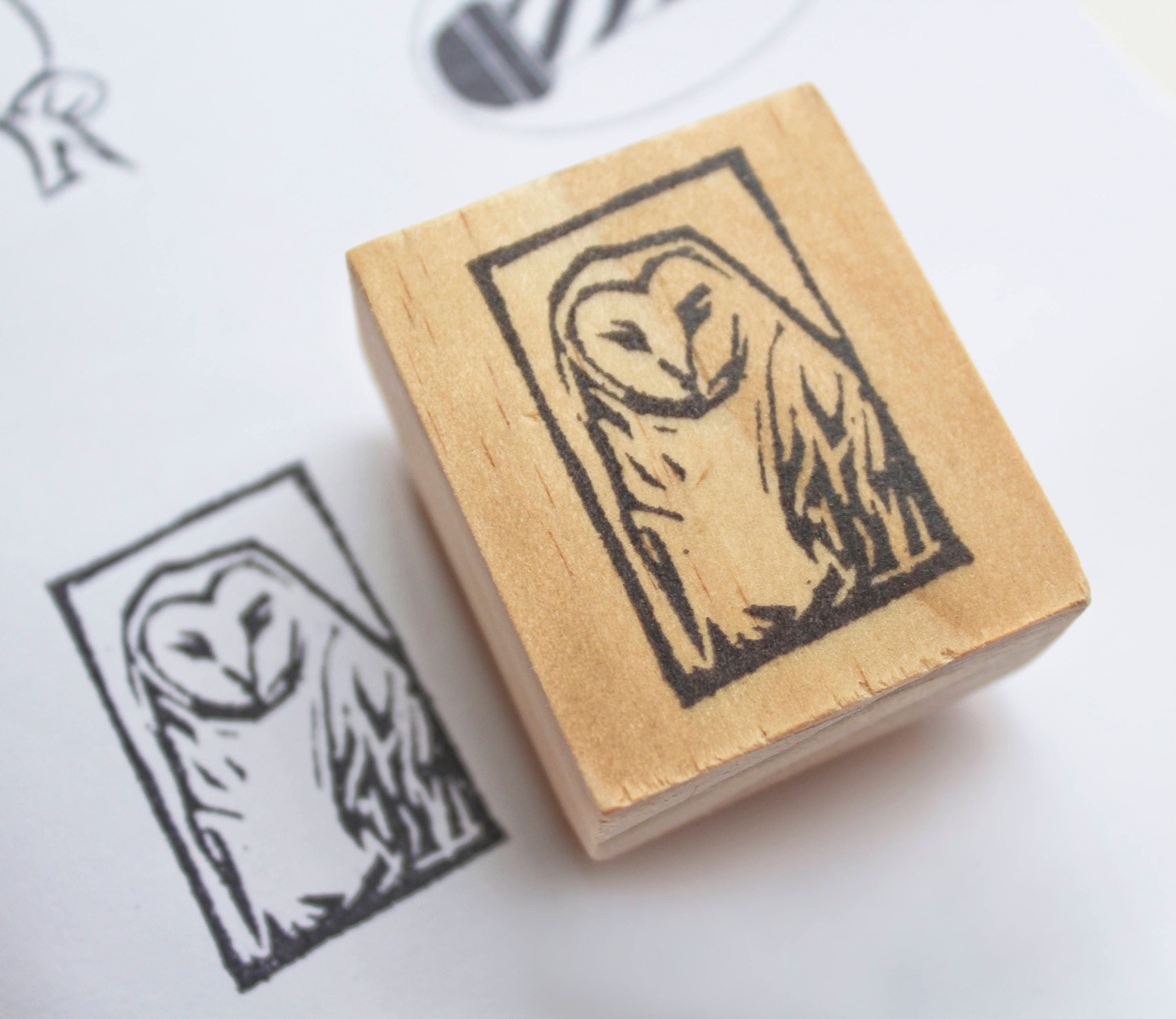 Owl name stamp, Custom rubber stamp, Gift for child, Unique rubber sta –  Japanese Rubber Stamps