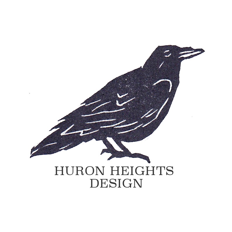 raven stamp personalized stamp raven gifts