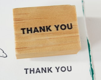 thank you rubber stamp / thank you stamps