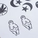 P24 Miniature Cherries Rubber Stamp Wm