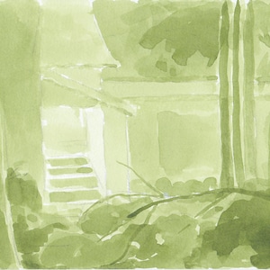 Original Painting "Stairwell" by Michelle Farro