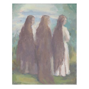 Long Long Hair Giclee Print by Michelle Farro