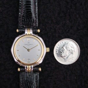 NEW, Wristwatch, Lady&#39;s, Michel Herbelin, Stainless, Lizard, Swiss ETA 7 Jewel France