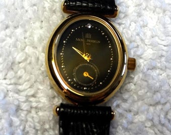 Vintage Michel Herbelin Safari Watch: Swiss Quartz, Stainless