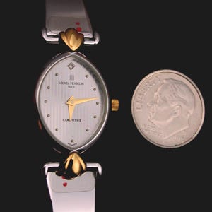NEW, Wristwatch, Lady's, Michel Herbelin, Stainless Gold Faux Diamond