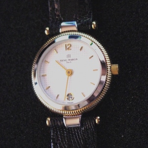 NEU, Armbanduhr, Damenuhr, Michel Herbelin Gold Lizard ETA Swiss 7 Jewel Frankreich