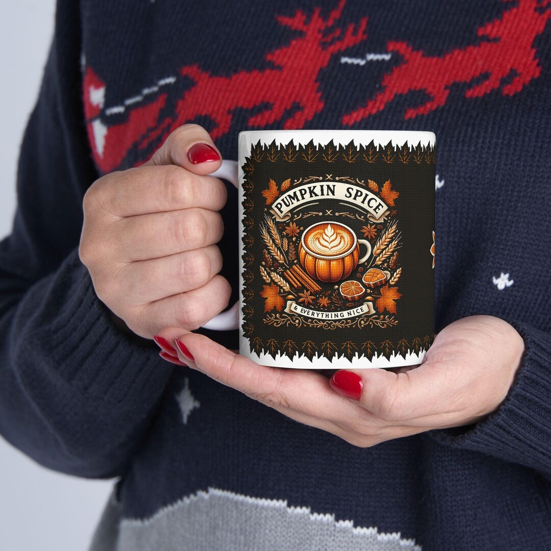 Pumpkin Spice Latte Mug: Autumn Coffee Cup, Fall Gift - Etsy