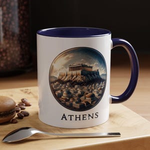 Athens Mug Best Gift for Travel Lovers Unique Birthday Present Stunning Scenic View Perfect for Coffee Enthusiasts Ideal Souvenir 11 oz
