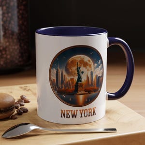 New York Mug Best Gift for Travel Lovers Unique Birthday Present Scenic View Perfect for Coffee Enthusiasts Ideal NYC Souvenir 11 oz