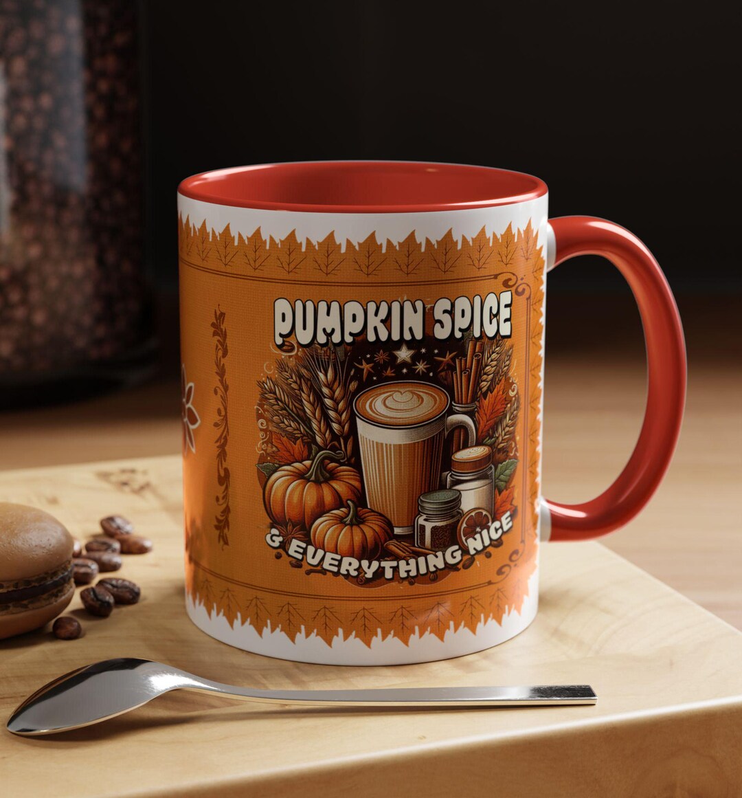 Pumpkin Spice Latte Mug: Autumn Coffee Cup, Fall Gift - Etsy