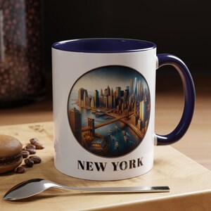 New York Mug Best Gift for Travel Lovers Unique Birthday Present Scenic View Perfect for Coffee Enthusiasts Ideal NYC Souvenir 11 oz