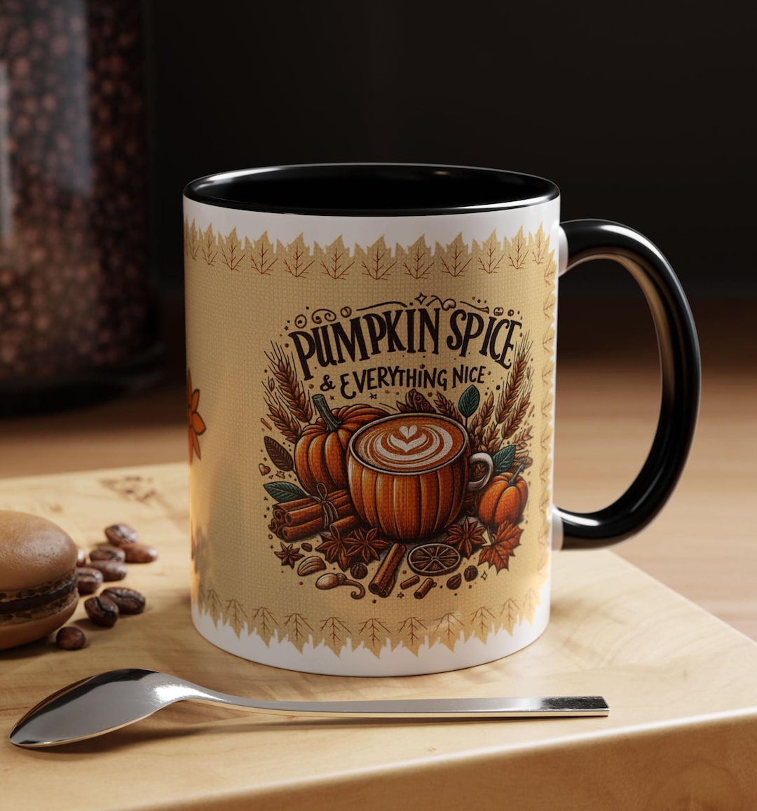Pumpkin Spice Latte Mug: Autumn Coffee Cup, Fall Gift - Etsy