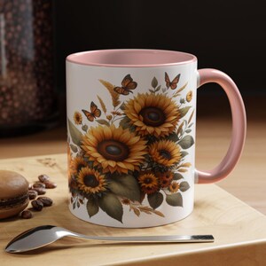 Sunflower Mug Best Birthday Gift for Her Coffee and Flowers Lover Present Cute Floral Design Perfect for Any Occasion 11oz