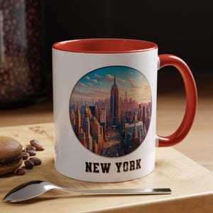 New York Mug Best Gift for Travel Lovers Unique Birthday Present Scenic View Perfect for Coffee Enthusiasts Ideal NYC Souvenir 11 oz