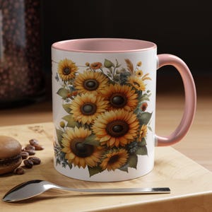 Sunflowers Mug Best Birthday Gift for Her Coffee and Flowers Lover Present Cute Floral Design Perfect for Any Occasion 11oz