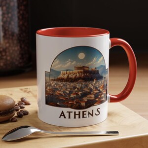 Athens Mug Best Gift for Travel Lovers Unique Birthday Present Stunning Scenic View Perfect for Coffee Enthusiasts Ideal Souvenir 11 oz