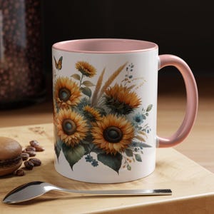 Sunflowers Mug Best Birthday Gift for Her Coffee and Flowers Lover Present Cute Floral Design Perfect for Any Occasion 11oz