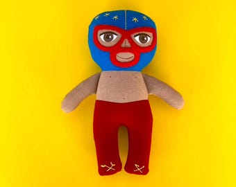 Luchador - Mexican wrestler doll