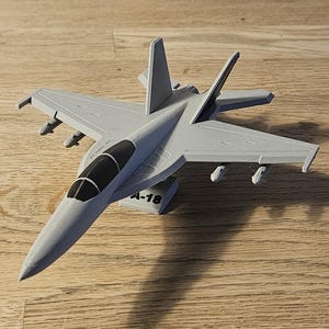 FA-18 Hornet Jet 3D Model Kit: DIY Military Aircraft Decor