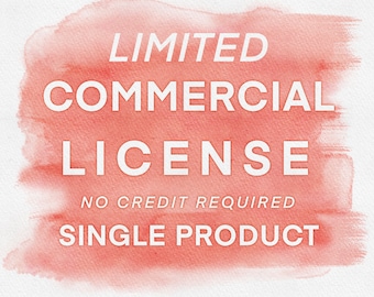 Limited Commercial Use License: NO CREDIT REQUIRED - Single Clipart Set