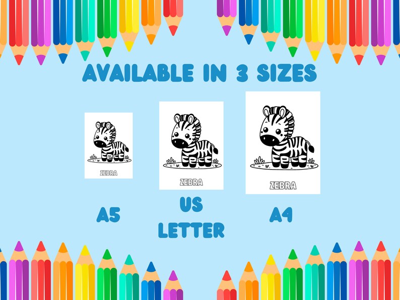 Printable Safari Animals Coloring Pages for Kids, Fun Educational ...