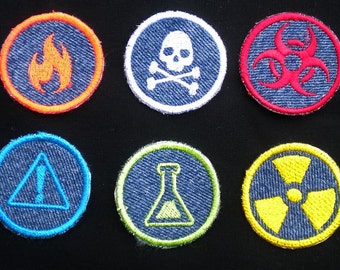 SCIENCE  Iron-on Patches/Merit Badges