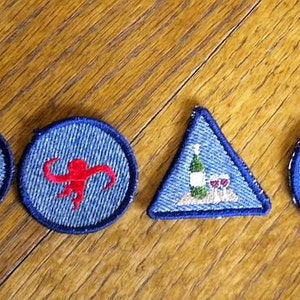 Konami Cheat Code Iron On Patch / Merit Badge image 4