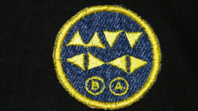 Konami Cheat Code Iron On Patch / Merit Badge image 1