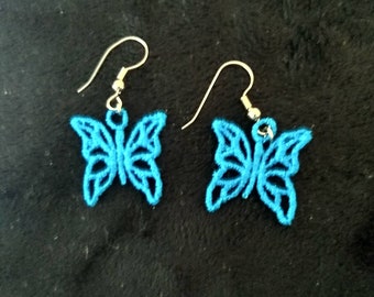 Lace Butterfly Earrings