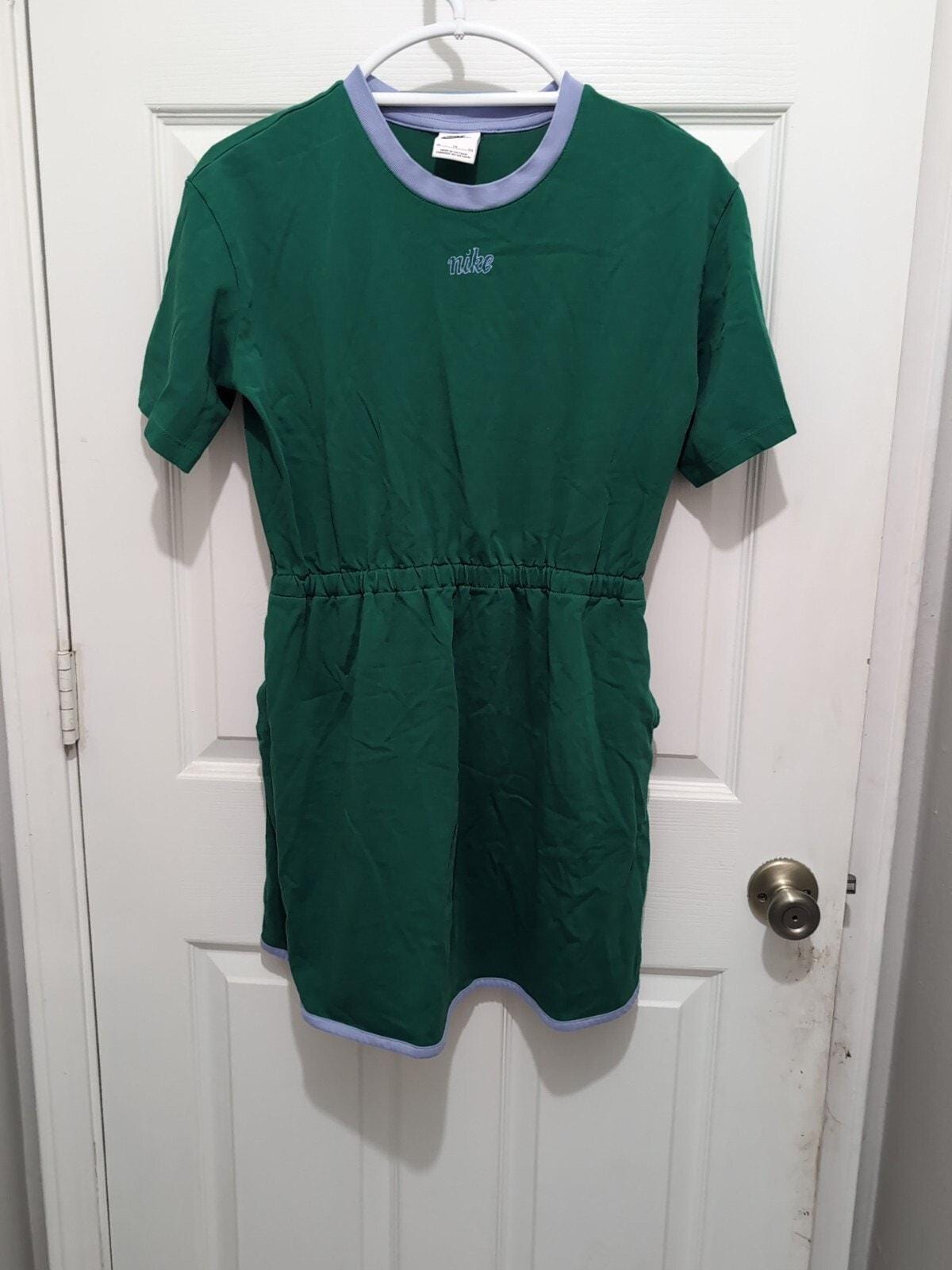 Vintage Y2K Nike Shirt Dress Womens Xl Purple /greentennis Workout Fashion  - Etsy