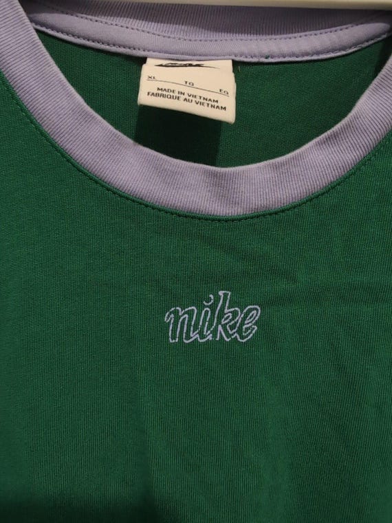 Vintage Y2K Nike Shirt Dress Womens Xl Purple /greentennis Workout Fashion  - Etsy