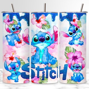 Inflated Cartoon 20oz Skinny Tumbler, 3D Puffy Blue Monster Tumbler, 3D Puffy Cartoon Sublimation PNG, Blue Monster Sublimation