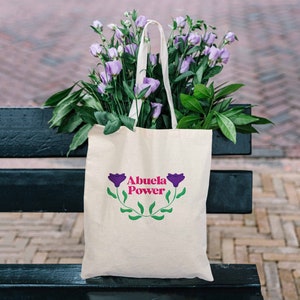 Abuela Power Tote Bag, Grandma Gift, Abuela Latina, Hispanic Mom