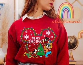 christmas disney sweatshirt
