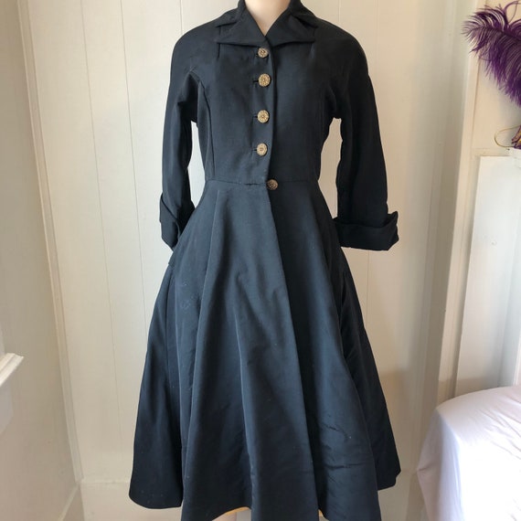1950’s fit and flare coat