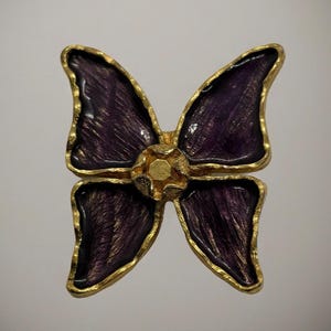Ysl Butterfly Brooch - Etsy