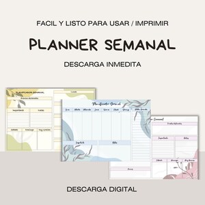Planner Semanal Digital para iPad | Planificador PDF Imprimible