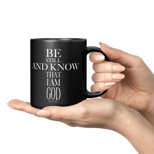 Christian Coffee Mug - Scripture Mug - Inspirational Mug - Bible Verse Mug - Religious Coffee Mug - Christian Gift - Faith-Based Mug - Mug