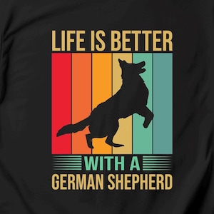 Shepherd Mom, German Shepard T shirt, German Shepherd Silhouette, German Shepherd Dad, My German Shepherd, Gift for Pet Owners