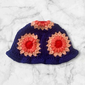 Granny Square Bucket Hat