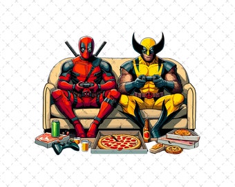 Deadpool 3 Png, Deadpool & Wolverine Png, Deadpool 3 Movie Png, Ryan Reynolds Hugh Jackman Png, Superhero X-Men Png, Only Png