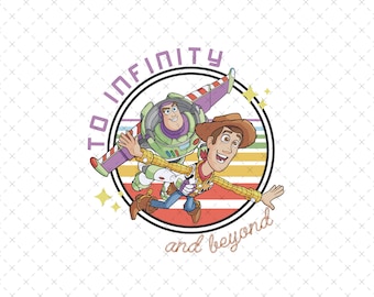 Retro To Infinity And Beyond Png, Toy Story Png, Family Vacation Svg, Friend Squad Png, Vacay Mode Png, Magical Kingdom Png, Pliki cyfrowe