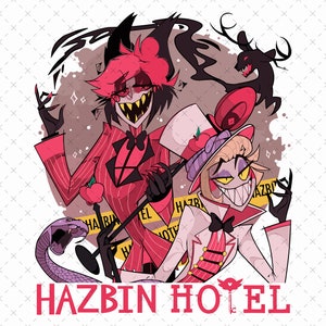 Hazbin Hotel Svg png, Hazbin Hotel png, Hazbin Hotel-personages png, Hazbin Hotel Cartoon png, combo Hazbin Hotel png, digitaal bestand