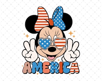 Mouse 4th Of July PNG, Fourth of July Png, Independence Day Png, Mouse And Friends Png, American Flag Png, America Day Png, Digital Download